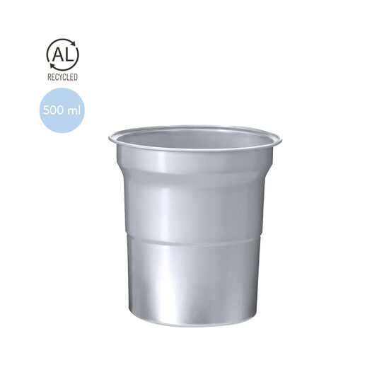 Pārstrādāta alumīnija glāze – 500 ml