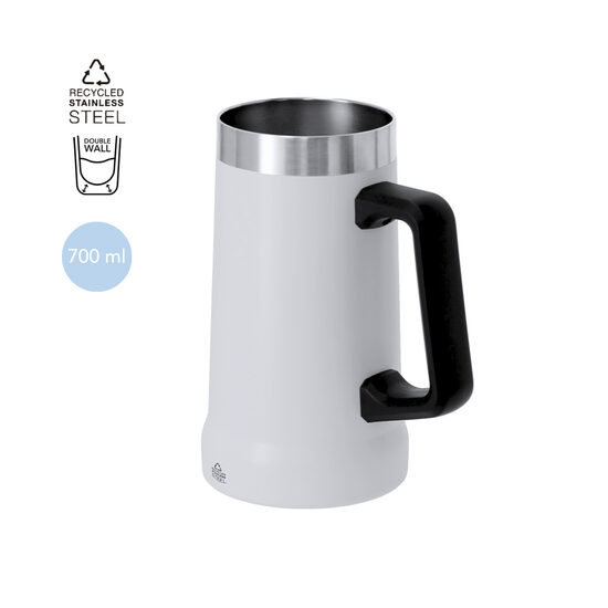 Krūka no pārstrādāta nerūsējošā tērauda – 700 ml