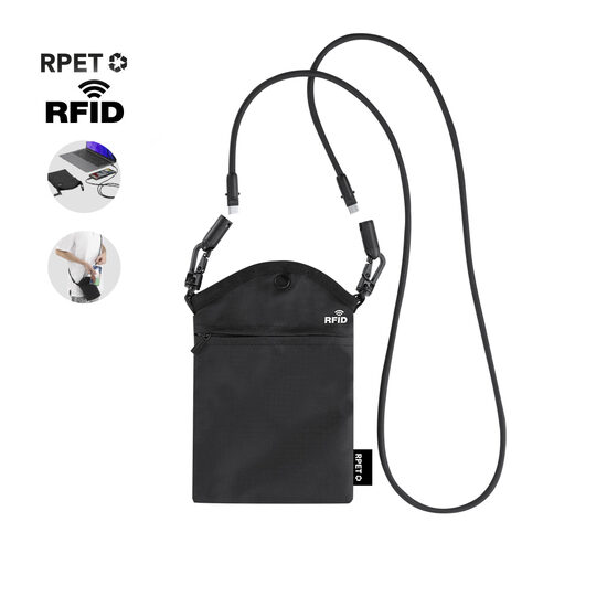 RPET penālis ar RFID aizsardzību un Type-C uzlādes kabeli
