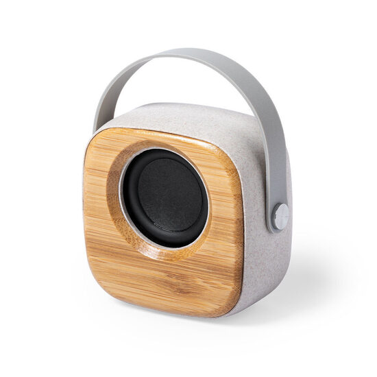 3W Bluetooth® skaļrunis no bambusa un kviešu salmiem