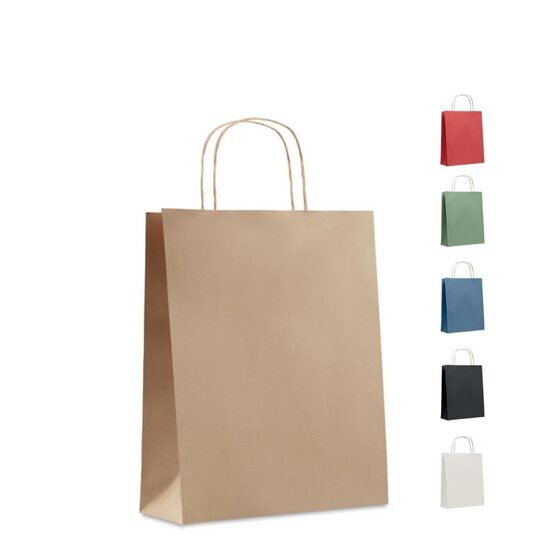 Dāvanu papīra maisiņš 90 g/m² FSC® - 25 × 11 × 32 cm