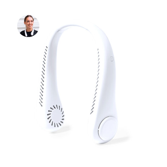 Portatīvs ventilators ap kaklu ar 800 mAh bateriju