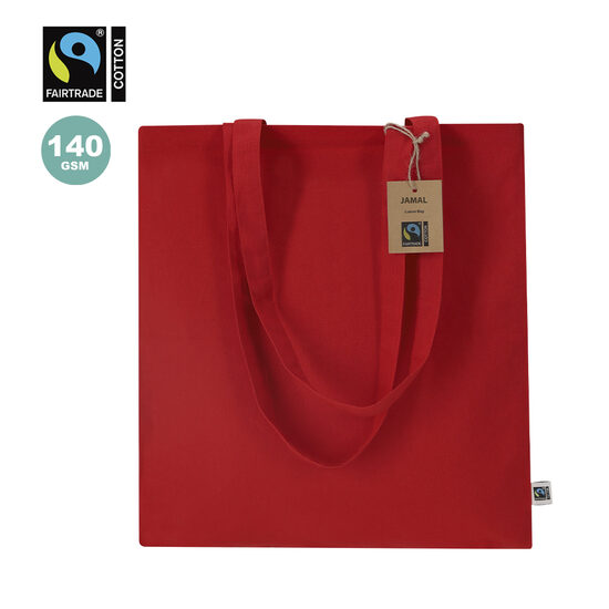 Kokvilnas maisiņš ar Fairtrade sertifikātu – 140 g/m²
