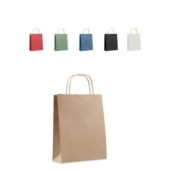 Dāvanu papīra maisiņš 90 g/m² FSC® - 18 × 8 × 21 cm 