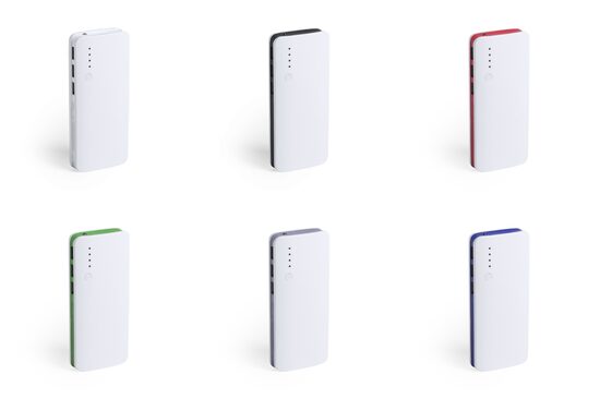 10 000 mAh ārējā uzlādes baterija ar trīskāršu USB izeju