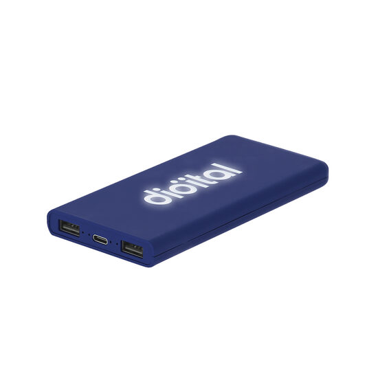 5000 mAh ārējā uzlādes baterija ar LED apgaismojumu un Type-C