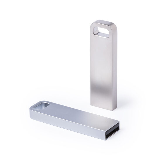 16GB USB zibatmiņa ar matētu metāla apdari