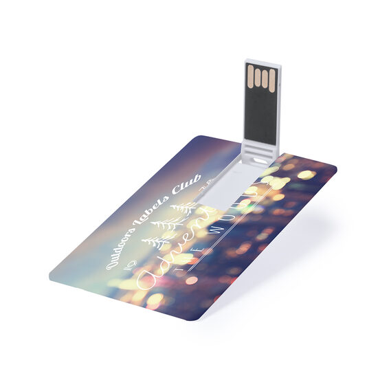 16GB USB kartes tipa zibatmiņa ar pilnkrāsu apdruku