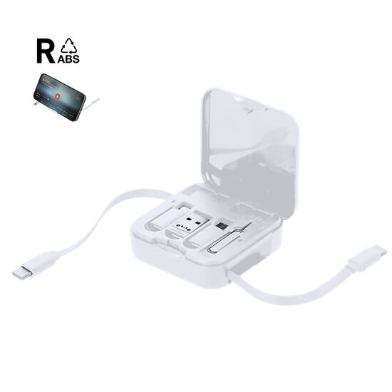 Uzlādes kabeļu komplekts no pārstrādāta ABS ar PD 100W