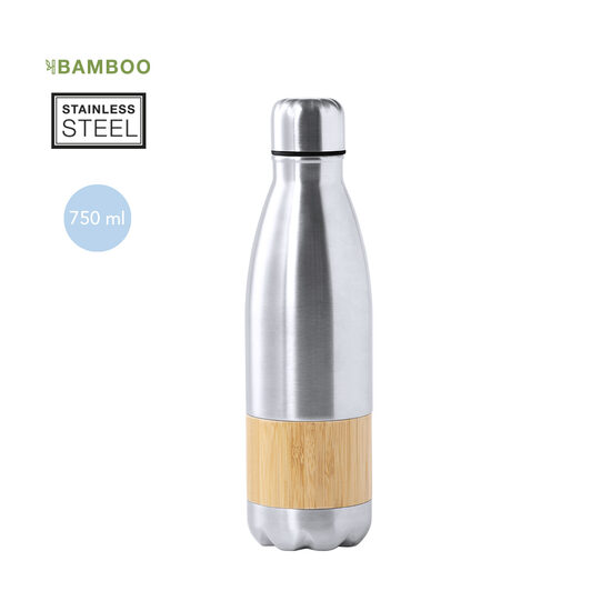 Ūdens pudele – 750 ml ar bambusu