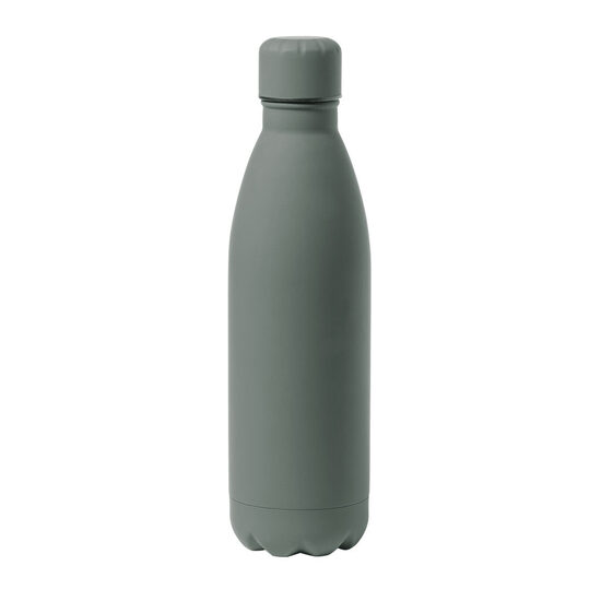 Metāliska ūdens pudele ar gumijotu pārklājumu – 790 ml