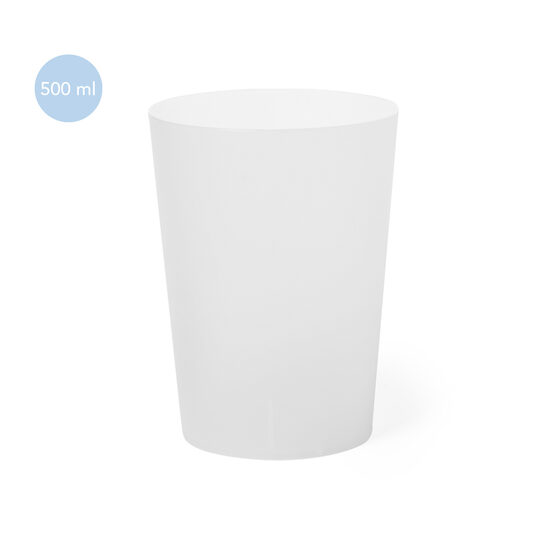 PP glāze ar matētu virsmu – 500 ml, ar apdruku
