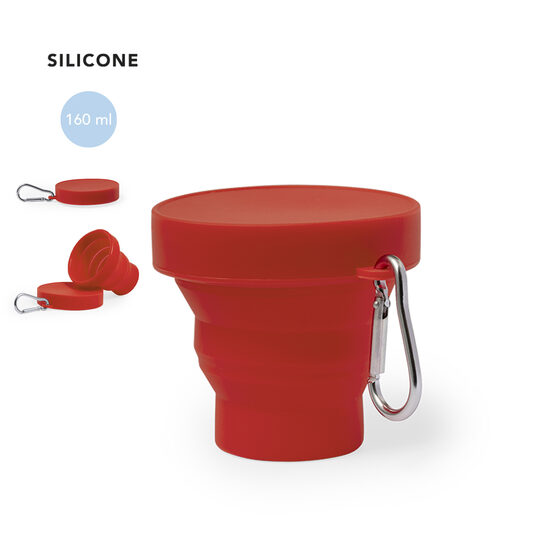 Salokāma silikona glāzīte 160 ml ar personalizāciju